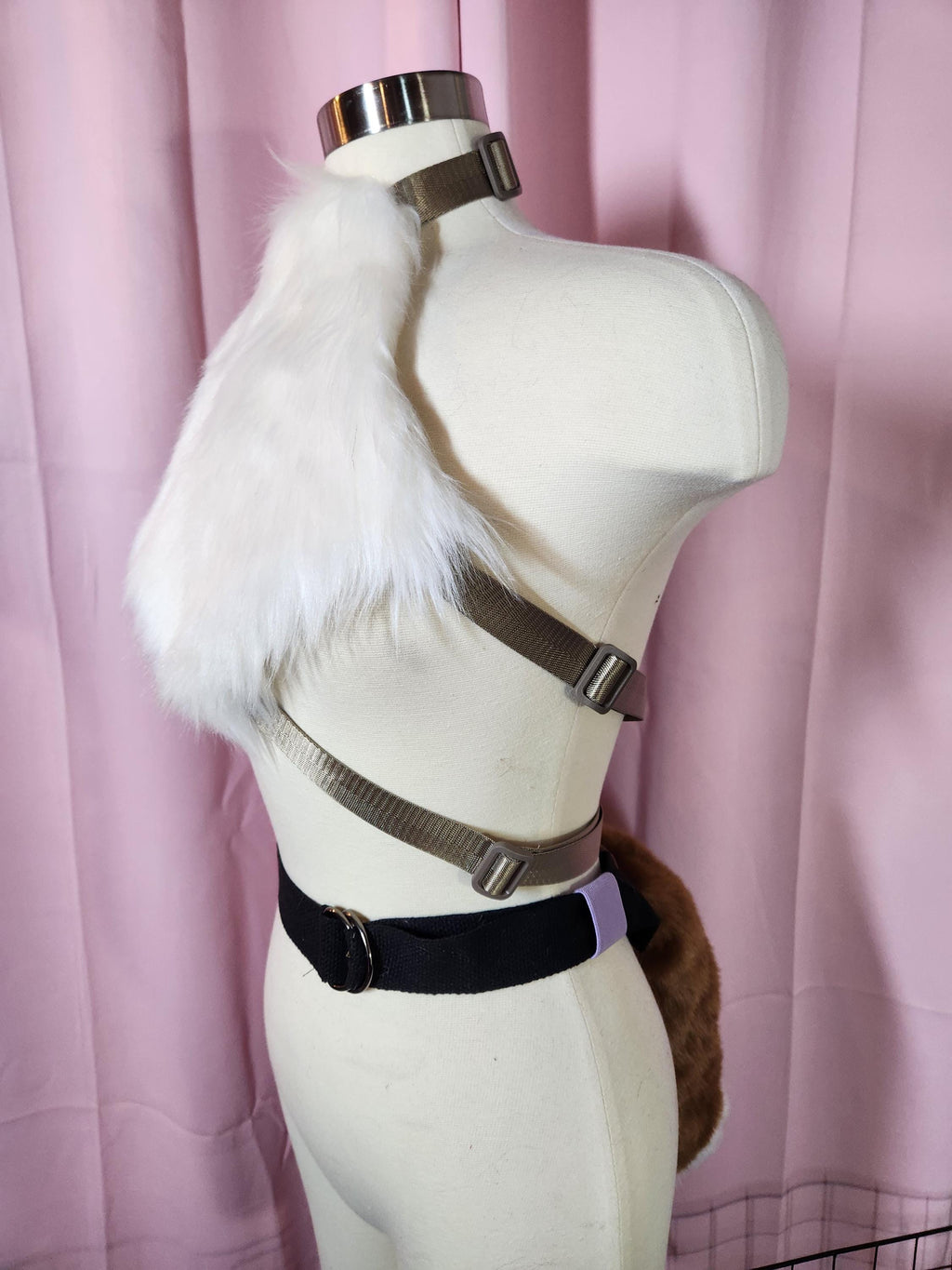 Eevee Furry Chest Fluff and Tail Cosplay Set
