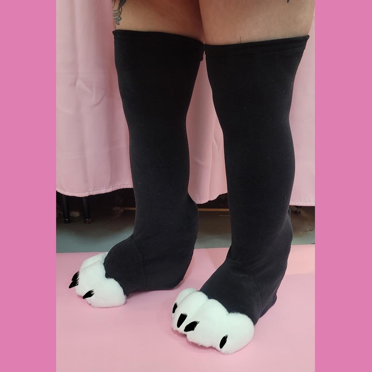 Loona Cosplay Digitigrade Thigh High Feet Stockings