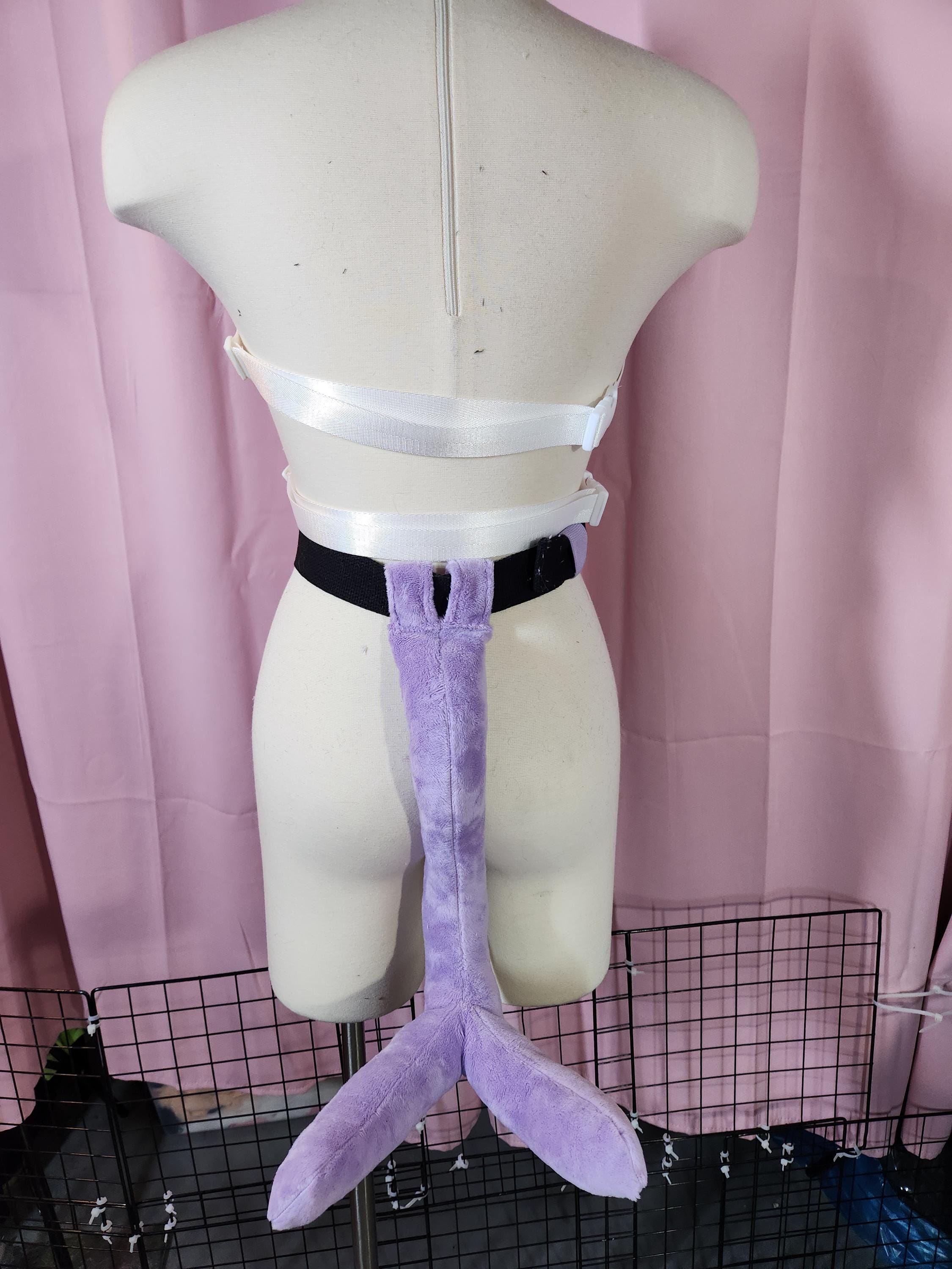 Espeon Furry Chest Fluff and Tail Cosplay Set