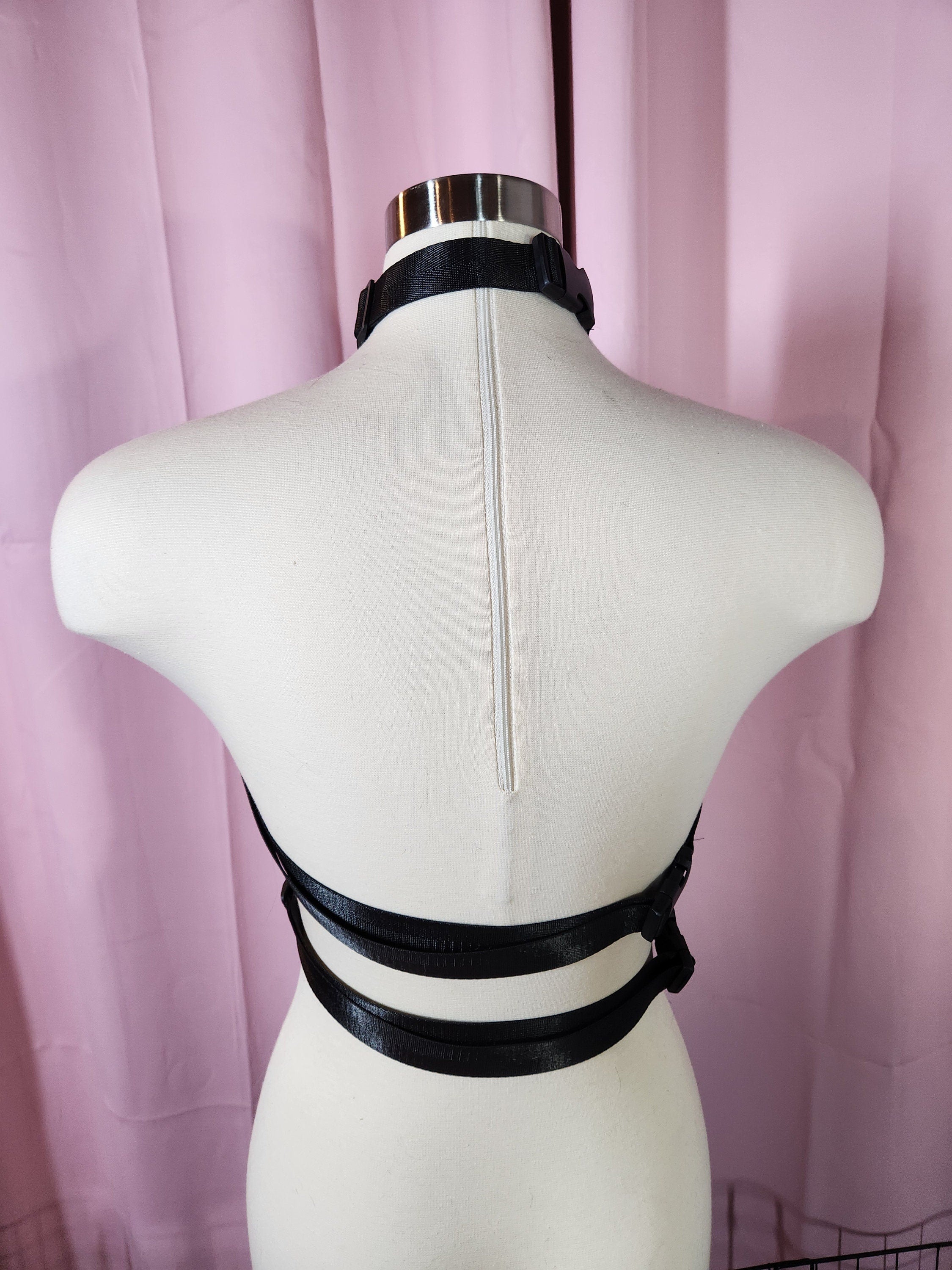 Hazbin Hotel Husk Furry Chest Fluff Harness