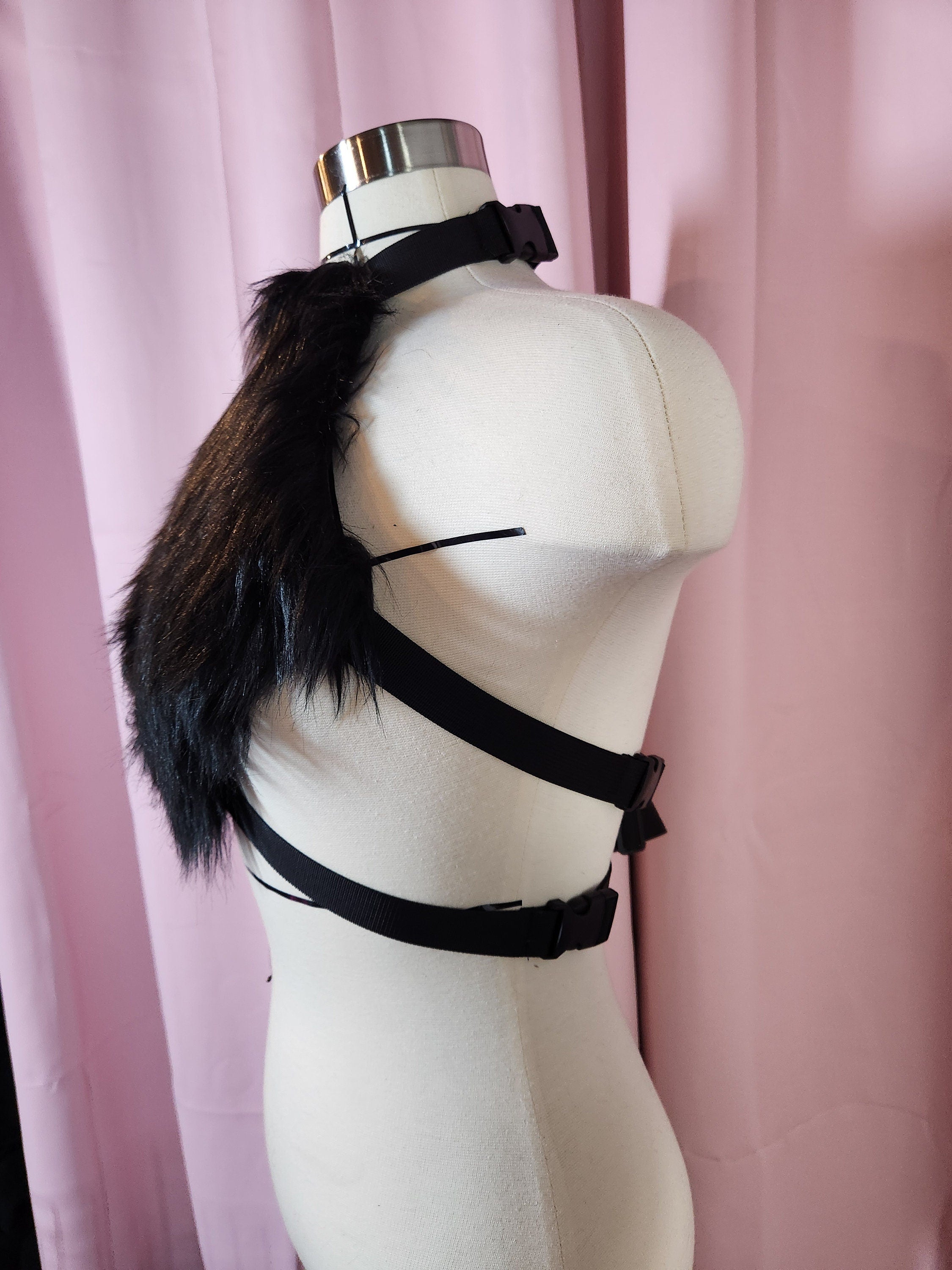 Furry Chest Fluff Harness