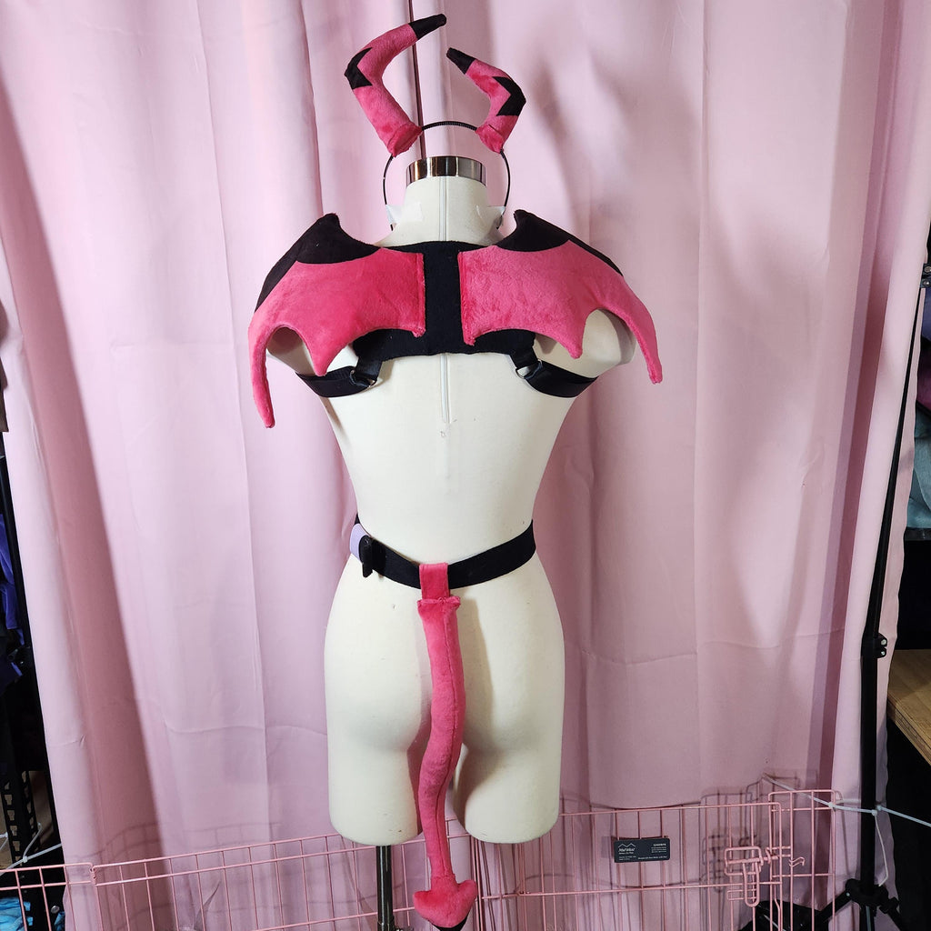 Helluva Boss Verosika Mayday Costume - Horns, Tail, Wings