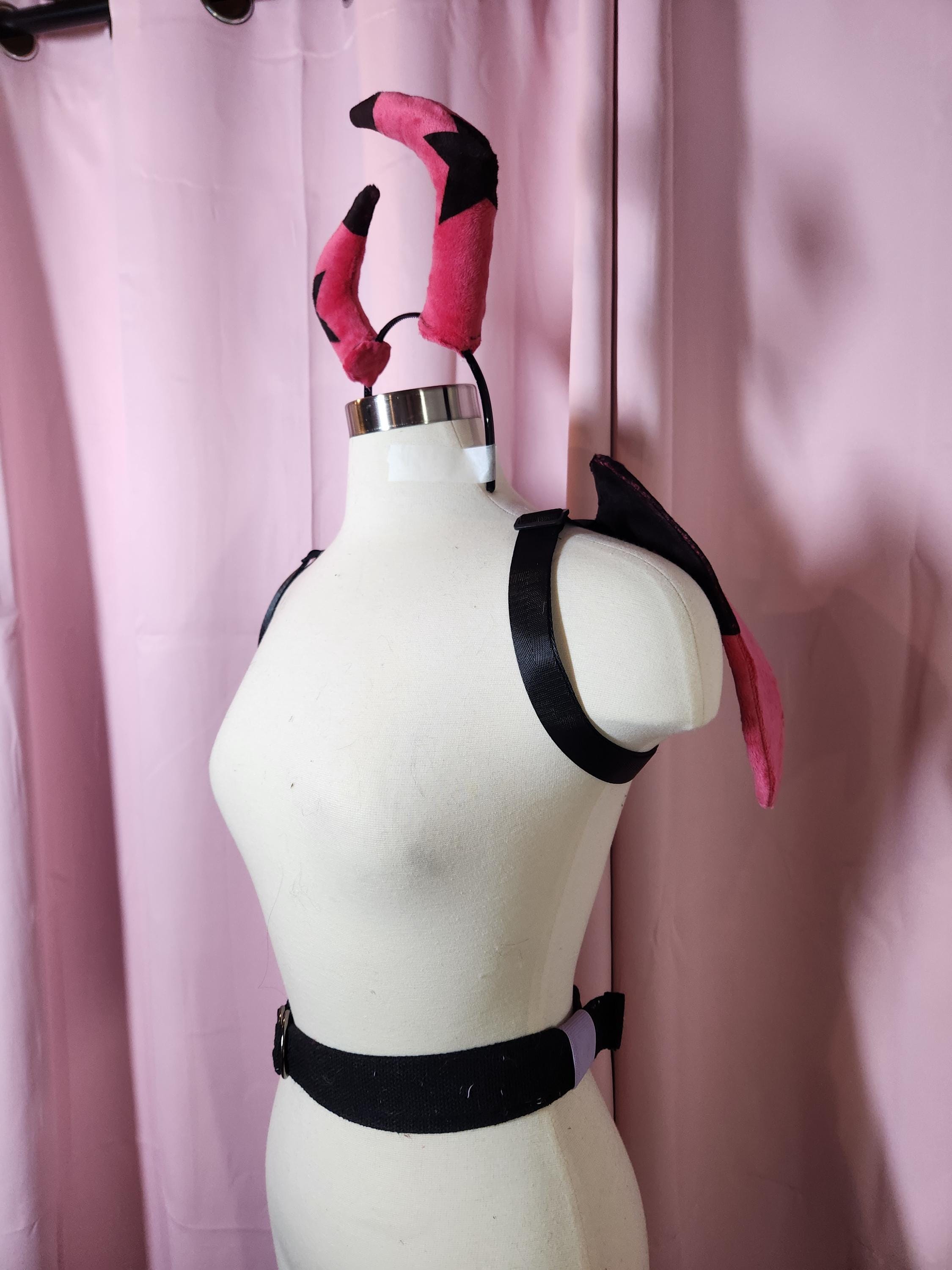 Helluva Boss Verosika Mayday Costume - Horns, Tail, Wings