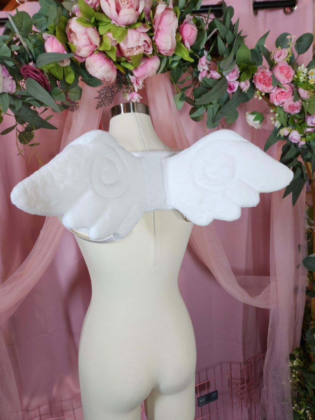 Plush Swirly Chibi Angel Wings