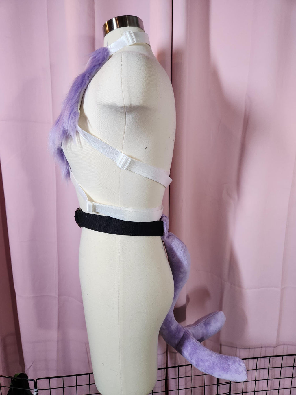 Espeon Furry Chest Fluff and Tail Cosplay Set