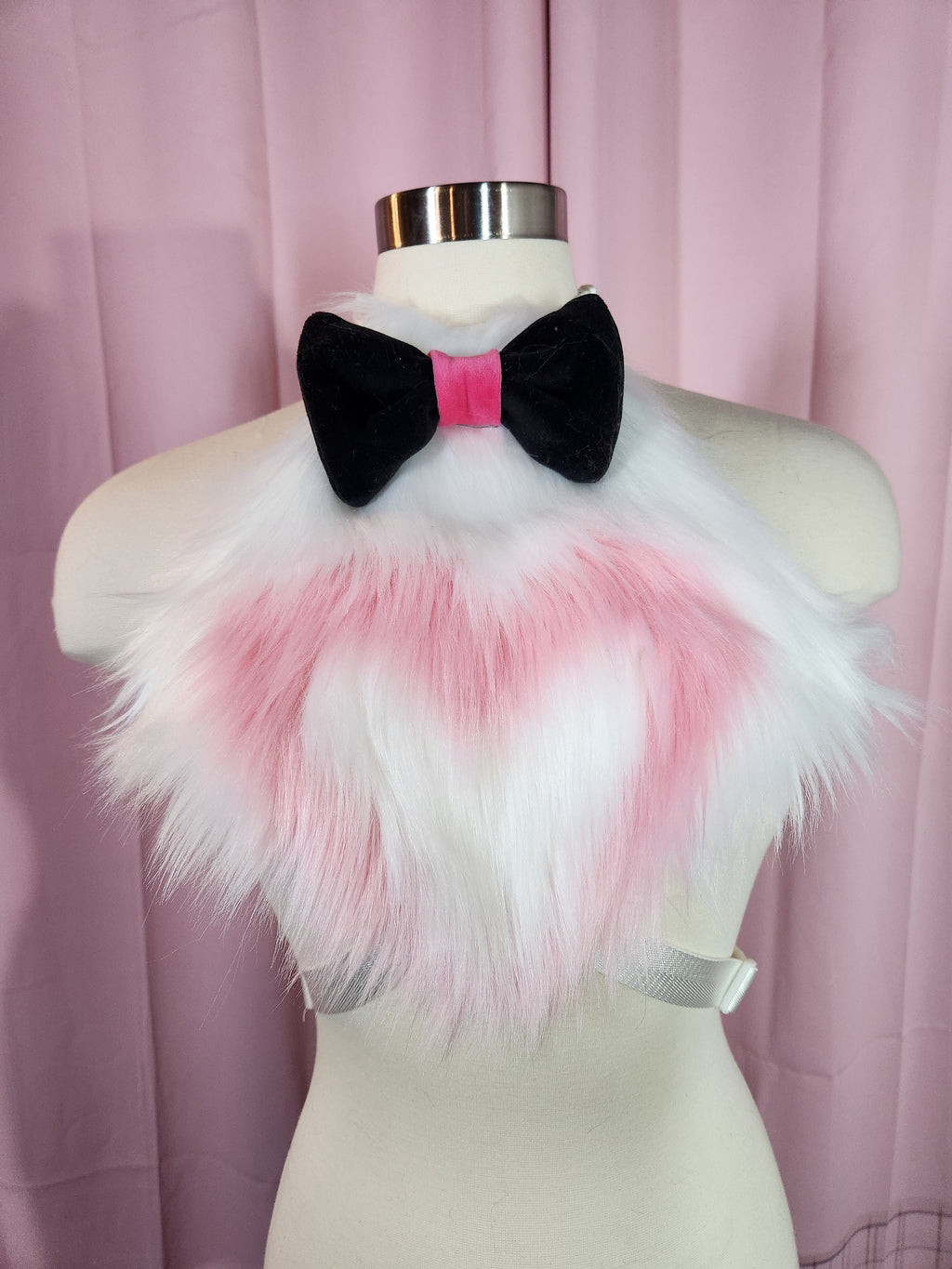 Hazbin Hotel Angel Dust Furry Chest Fluff Harness
