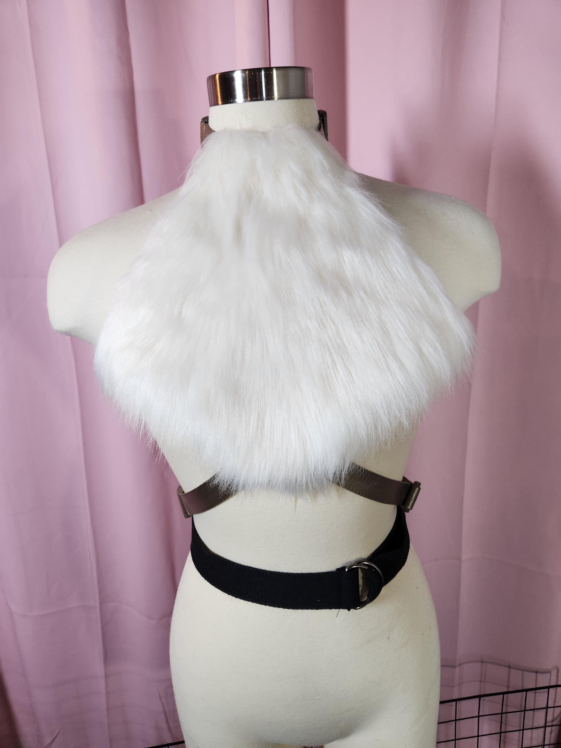 Eevee Furry Chest Fluff and Tail Cosplay Set
