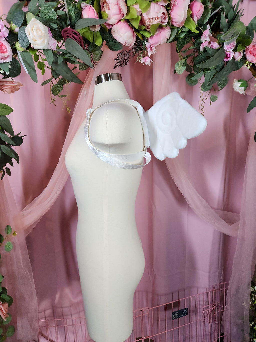 Plush Swirly Chibi Angel Wings