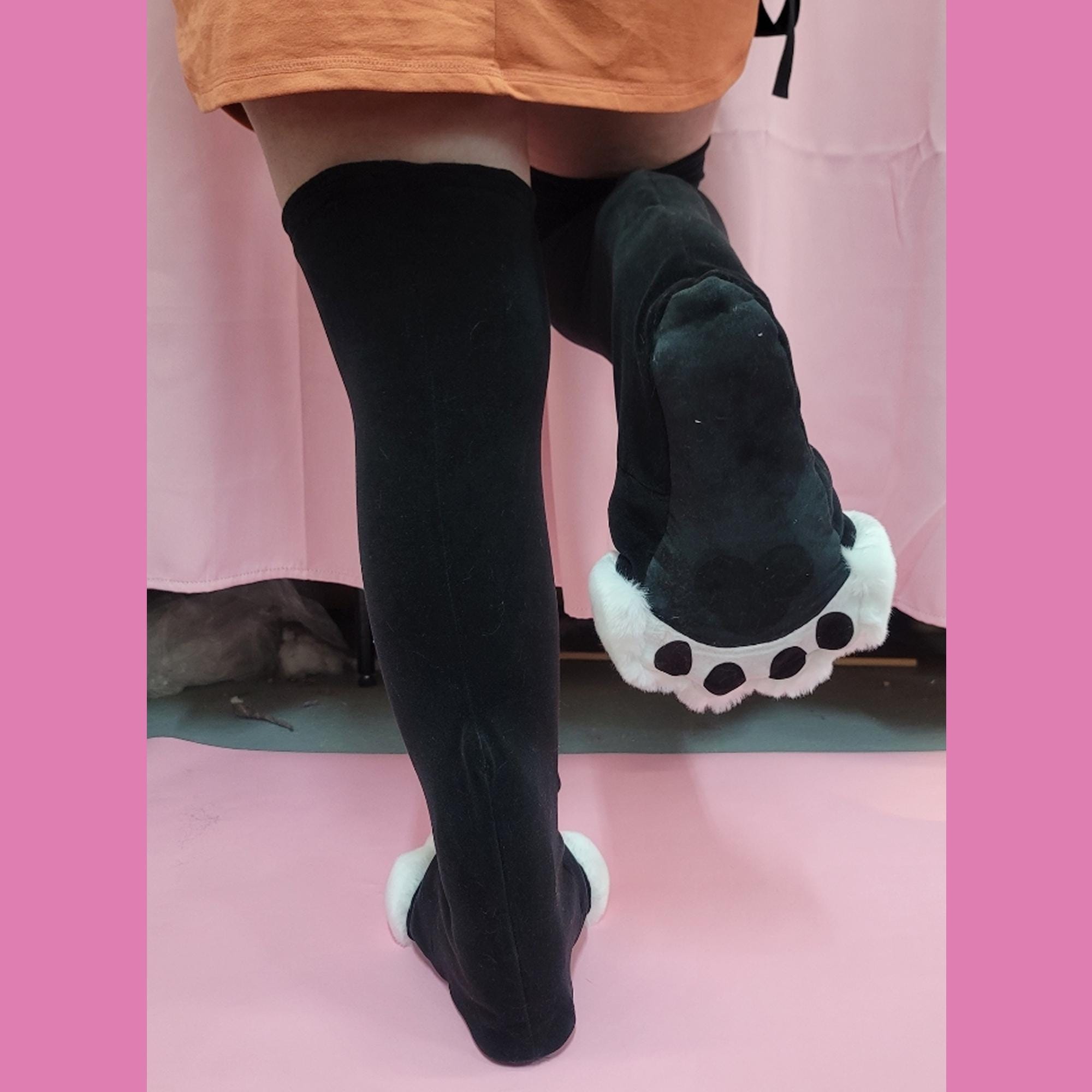 Loona Cosplay Digitigrade Thigh High Feet Stockings